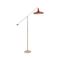 Red Panama Floor Lamp by Wim Rietveld for Gispen, 1950s, Image 12