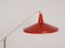 Red Panama Floor Lamp by Wim Rietveld for Gispen, 1950s, Image 10