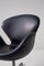 Swan Chair in Black Leather by Arne Jacobsen for Fritz Hansen 1970s, Image 6