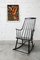 Grandessa Rocking Chair in Black Beech attributed to Lena Larsson for Nesto, 1960s, Image 16