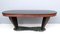 Vintage Dining Table with Opaline Glass Top and Marble Base by Vittorio Dassi 7
