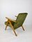 Model B-310 Armchair with Olive Green Upholstery, 1970s, Image 8
