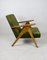 Model B-310 Armchair with Olive Green Upholstery, 1970s, Image 11