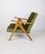 Model B-310 Armchair with Olive Green Upholstery, 1970s, Image 4