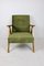 Model B-310 Armchair with Olive Green Upholstery, 1970s, Image 2
