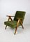Model B-310 Armchair with Olive Green Upholstery, 1970s, Image 6