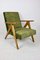Model B-310 Armchair with Olive Green Upholstery, 1970s, Image 1
