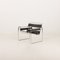 Silla Wassily de cuero negro de Marcel Breuer para Gavina, Italia, años 60, Imagen 1