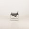 Silla Wassily de cuero negro de Marcel Breuer para Gavina, Italia, años 60, Imagen 2