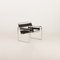 Silla Wassily de cuero negro de Marcel Breuer para Gavina, Italia, años 60, Imagen 7