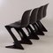 Kangaroo Chairs by Ernst Moeckl for Horn, 1968, Set of 4 4