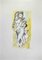 Arturo Pagano, Figure, Watercolor, 1980s 1