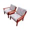 Sessel und Sofa von Juul Kristensen für Glostrup Møbelfabrik, 1960, 3er Set 2