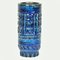 Blue Ceramic Tube Vase & Boxes by Pol Chambost, 1950s, Set of 3 3