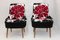 Cocktail Chairs in Fabric, 1950s, Set of 2 1