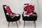 Cocktail Chairs in Fabric, 1950s, Set of 2 3
