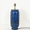 Lámpara modelo 1307 de cerámica azul de Pol Chambost, años 50, Imagen 3