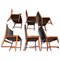 Dining Chairs by Kai Lyngfeldt Larsen for Søren Willadsen, 1960s, Set of 6 3