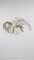 Hollywood Regency Wall Light Sconce in White & Gilt Metal Leaf by Hans Kögl, 1970s, Image 14