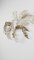 Hollywood Regency Wall Light Sconce in White & Gilt Metal Leaf by Hans Kögl, 1970s, Image 5
