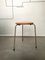 Tabouret Dot 3170 en Teck par Arne Jacobsen pour Fritz Hansen, 1965 5