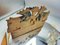Encrier Hutsul Art Déco Vintage en Bois Sculpté, 1920s, Set de 3 10