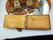 Encrier Hutsul Art Déco Vintage en Bois Sculpté, 1920s, Set de 3 4