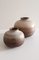 Wabi-Sabi Art Pottery Vases from Strehla Keramik, West Germany, 1950s, Set of 2 3