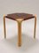 Tabouret X601 en Cuir par Alvar Aalto pour Artek, 1960s 11