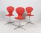 Space Age Swivel Chairs, Germany, 1970s, Set of 4 6