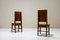 Set of Vintage Dutch Side Chairs in Oak, 1920s 2