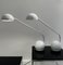 White Aluminium Reno Arc Table Lamps from Fase, Spain, 1980s, Set of 2 1