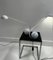 White Aluminium Reno Arc Table Lamps from Fase, Spain, 1980s, Set of 2 3