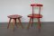 Mid-Century Children's Chair & Stool by Karla Drabsch for Kleid im Raum 11