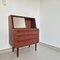 Danish Secretary in Teak with Mirror and Pull Out Desk, 1960s 4