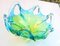 Mid-Century Turquoise Blue & Green Murano Glass Bowl, 1950s 4
