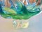 Mid-Century Turquoise Blue & Green Murano Glass Bowl, 1950s 1