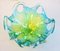 Mid-Century Turquoise Blue & Green Murano Glass Bowl, 1950s 3