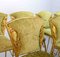 Gilded Cobra Bar Stools with Fresh Lime Green Velvet Upholstery, 1970s, Set of 10, Image 9