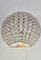 Crystal Glass Wall Lights, 1960s, Set of 2 2