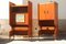 Italian Geometric Bar Cabinets, 1950s, Set of 2 1