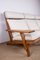 Großes dänisches Sofa aus Eiche & Stoff Modell Ge375 von Hans Wegner für Getama, 1960er 12