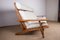 Großes dänisches Sofa aus Eiche & Stoff Modell Ge375 von Hans Wegner für Getama, 1960er 17