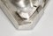 Sujetalibros Pierrot Art Déco de bronce plateado de Jean de la Fontinelle, 1925. Juego de 2, Imagen 9