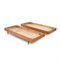 Einzelbett aus Holz, 1950er 3