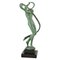 Pierre Le Faguays / Fayral, Escultura Tourbillon Art Déco de bailarina desnuda, 1930, metal y mármol, Imagen 6