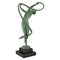 Pierre Le Faguays / Fayral, Escultura Tourbillon Art Déco de bailarina desnuda, 1930, metal y mármol, Imagen 7