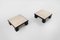 Mid-Century Coffee Tables in Oak with Travertine Tops, 1980s, Set of 2, Image 13