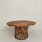 Large Mid-Century Modern Mexican Equipales Leather Dining Table, 1970, Image 1