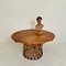 Large Mid-Century Modern Mexican Equipales Leather Dining Table, 1970, Image 5